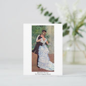 ピエール=オーギュスト・ルノワールの「都会のダンス」 ポストカード (スタンド正面)