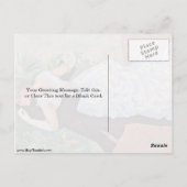 ピエール=オーギュスト・ルノワールの「都会のダンス」 ポストカード (裏面)