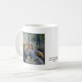 ピエール＝オーギュスト・ルノワール著漕ぎ手の昼食 コーヒーマグカップ (正面左)