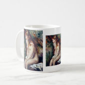 ピエール=オーギュスト・ルノワール著若い水浴者 コーヒーマグカップ (正面左)