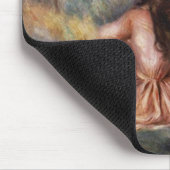 ピエール＝オーギュスト・ルノワール著草原 マウスパッド (コーナー)