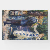 ピエール＝オーギュスト・ルノワール - ぶらんこ 横断幕 (横)