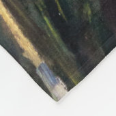 ピエール=オーギュスト・ルノワール - クロード・モネの肖像 フリースブランケット (角)