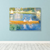 ピエール＝オーギュスト・ルノワール - ザ・スキフ キャンバスプリント (インサイチュ (ウッドフロア))