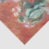 ピエール＝オーギュスト・ルノワール - チューリップの花束 薄葉紙 (詳細)