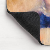 ピエール=オーギュスト・ルノワール - ファンを持つ少女 マウスパッド (コーナー)