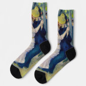 ピエール=オーギュスト・ルノワール - ブージヴァルの舞踏会 ソックス (左)