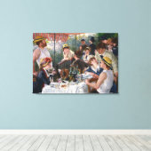 ピエール=オーギュスト・ルノワール - ボートを楽しむ人々の昼食 キャンバスプリント (インサイチュ (ウッドフロア))