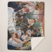 ピエール=オーギュスト・ルノワール - ボートを楽しむ人々の昼食 シェルパブランケット (正面)