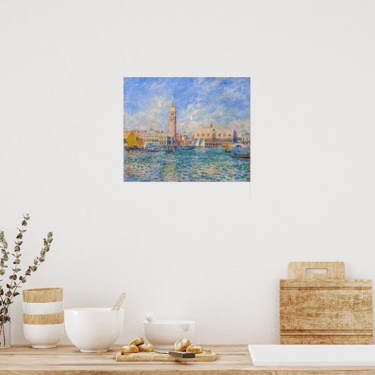 ピエール=オーギュスト・ルノワール - ヴェネツィア、ドージェの宮殿 ポスター (キッチン)