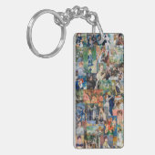 ピエール=オーギュスト・ルノワール -傑作パッチワーク キーホルダー (正面左)