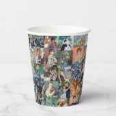 ピエール=オーギュスト・ルノワール -傑作パッチワーク 紙コップ (裏面)