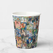 ピエール=オーギュスト・ルノワール -傑作パッチワーク 紙コップ (左)
