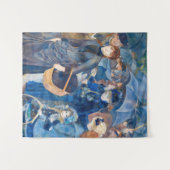 ピエール=オーギュスト・ルノワール - 傘を持つ人々 タペストリー (正面(横))