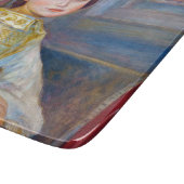 ピエール=オーギュスト・ルノワール - 子猫を持つ少女 カッティングボード (角)