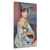 ピエール＝オーギュスト・ルノワール - 子猫を持つ少女 クリップボード (右)