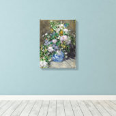 ピエール＝オーギュスト・ルノワール - 春の花束 キャンバスプリント (インサイチュ (ウッドフロア))