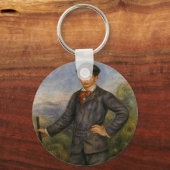 ピエール=オーギュスト・ルノワール  『猟師のジュアン・ルノワール』 キーホルダー (正面)