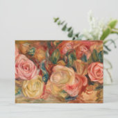 ピエール=オーギュスト・ルノワール - 薔薇 招待状 (スタンド正面)