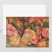 ピエール=オーギュスト・ルノワール - 薔薇 招待状 (正面/裏面)