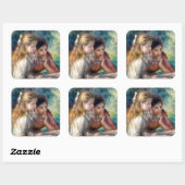 ピエール=オーギュスト・ルノワール - 読書 スクエアシール (シート)