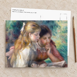 ピエール＝オーギュスト・ルノワール - 読書 ポストカード