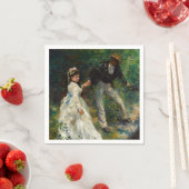 ピエール＝オーギュスト・ルノワール - 遊歩 スタンダードカクテルナプキン (インサイチュ)