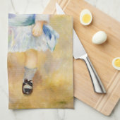 ピエール＝オーギュスト・ルノワール - 鞭を持つ子供 キッチンタオル (四つ折り)