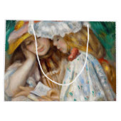 ピエール=オーギュスト・ルノワール - 2人の少女が読書する ラージペーパーバッグ (裏面)