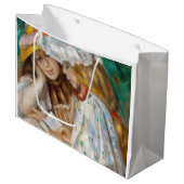 ピエール=オーギュスト・ルノワール - 2人の少女が読書する ラージペーパーバッグ (正面アングル)