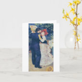 ピエール＝オーギュスト・ルノワール- Danseのàのlaのcampagne (1883年) カード (黄色い花)