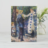 ピエール=オーギュスト・ルノワール - The Swing 招待状 (スタンド正面)