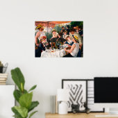 ピエール=オーギュスト・レによるボートパーティーのランチョン ポスター (ホームオフィス)