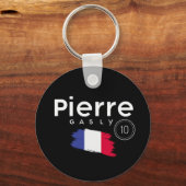 ピエール・ガスリー、フォーミュラ1、レーシングドライバー キーホルダー (正面)