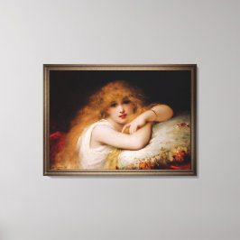 ピエール・クーマンのレジャーの若い女性 キャンバスプリント