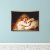 ピエール・クーマンのレジャーの若い女性 キャンバスプリント (インサイチュ (ウッドフロア))