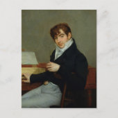 ピエール・ジマーマンポートレート1808 ポストカード (正面)