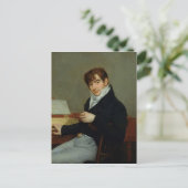 ピエール・ジマーマンポートレート1808 ポストカード (スタンド正面)
