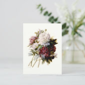 ピエール=ジョセフ・レッドテによる牡丹の花束 ポストカード (スタンド正面)