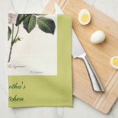 ピエール・ジョセフ・レッドテ、バラ花植物芸術 キッチンタオル (四つ折り)