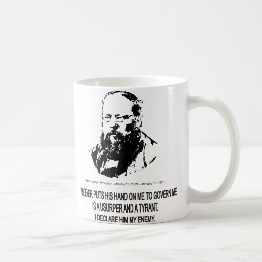 ピエール・ジョゼフ・プルードン コーヒーマグカップ (右)