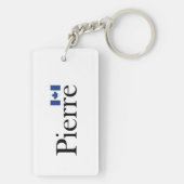 ピエール・ポリエヴル州旗 キーホルダー (裏面)