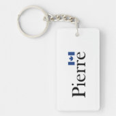 ピエール・ポリエヴル州旗 キーホルダー (正面)
