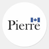 ピエール・ポリエヴル州旗 ラウンドシール (正面)