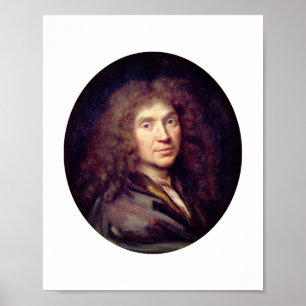 ピエール・ミニャールによるモリエールの肖像画 (1658年頃) ポスター