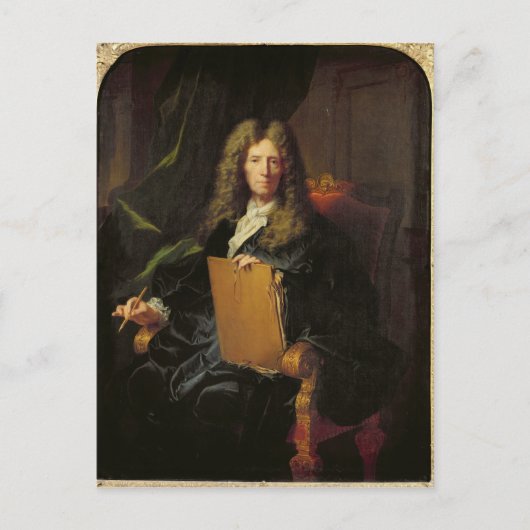 ピエール・ミニャール像（1690年頃） ポストカード (正面)