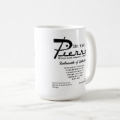 ピエール、リンカーン&トウヒ、リンカーンの家。 コーヒーマグカップ (正面右)