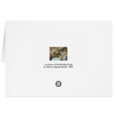 ピエール・ルノアールによるボートパーティーのランチョン (裏面横)