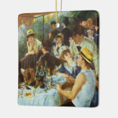 ピエール・ルノアールによるボートパーティーのランチョン セラミックオーナメント (左)