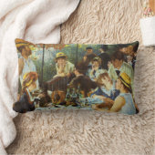 ピエール・ルノアールによるボートパーティーのランチョン ランバークッション (ブランケット)